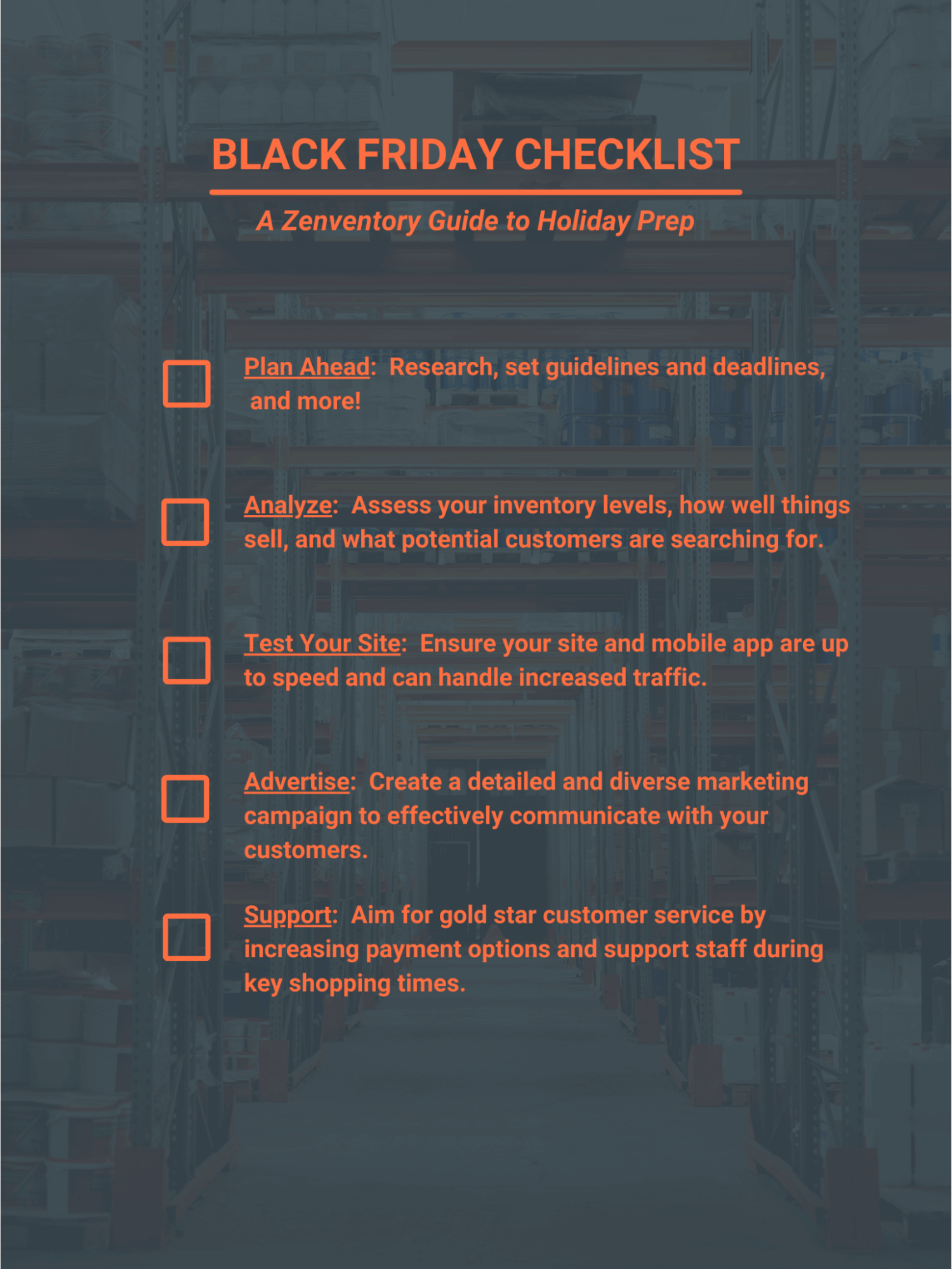 Black Friday Check List: 5 Steps to a Successful Holiday Season