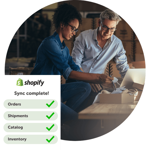 Shopify integration hero image