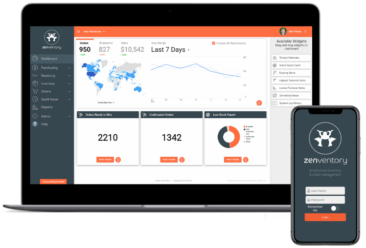 Zenventory Dashboard